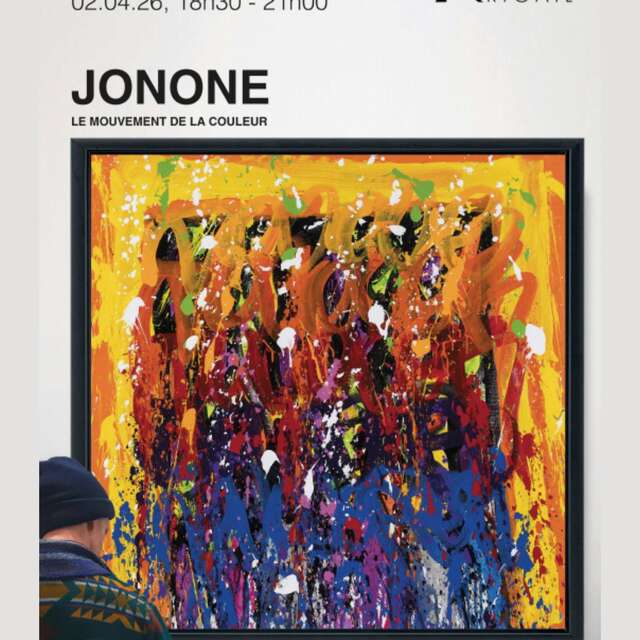 EXPOSITION-VENTE « LE MOUVEMENT DE LA COULEUR » – JONONE
