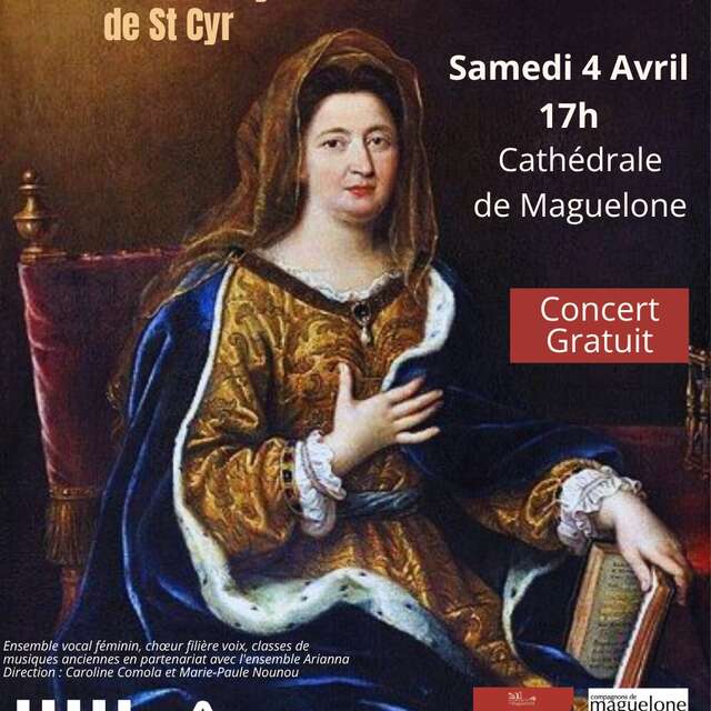 CONCERT : MUSIQUE AU TEMPS DE LA MAISON ROYALE DE ST CYR