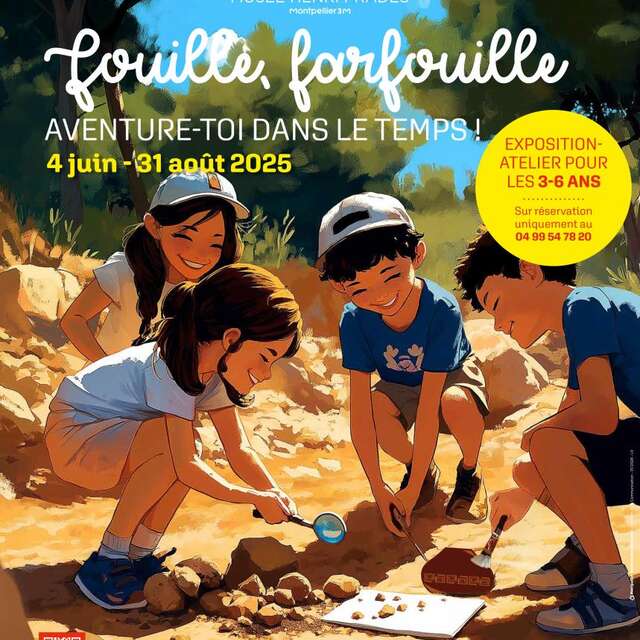 EXPOSITION "FOUILLE-FARFOUILLE, AVENTURE-TOI DANS LE TEMPS !"