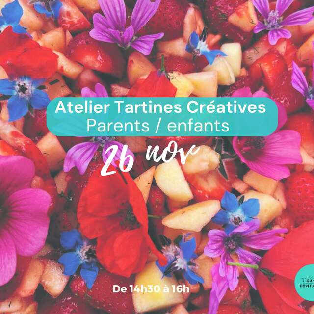 FESTIVAL MANGER COMME ON SÈME - ATELIER "TARTINES CRÉATIVES" - PARENTS / ENFANTS