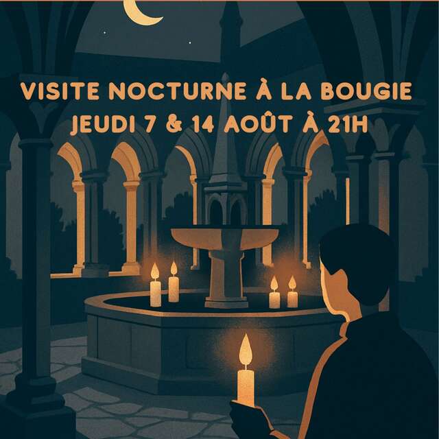 VISITE NOCTURNE DE L'ABBAYE DE VALMAGNE À LA BOUGIE