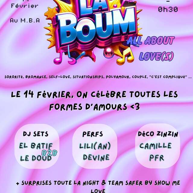 LA BOUM - ALL ABOUT LOVE(S).