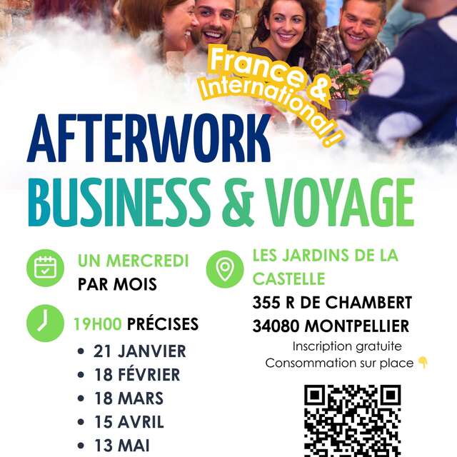 AFTERWORK BUSINESS ET VOYAGE - LES JARDINS DE LA CASTELLE
