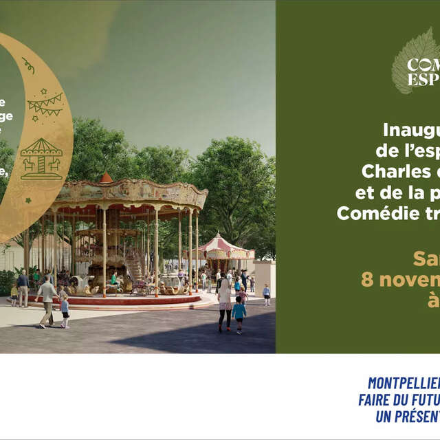 INAUGURATION DE L'ESPLANADE ET DE LA COMÉDIE TRANSFORMÉES