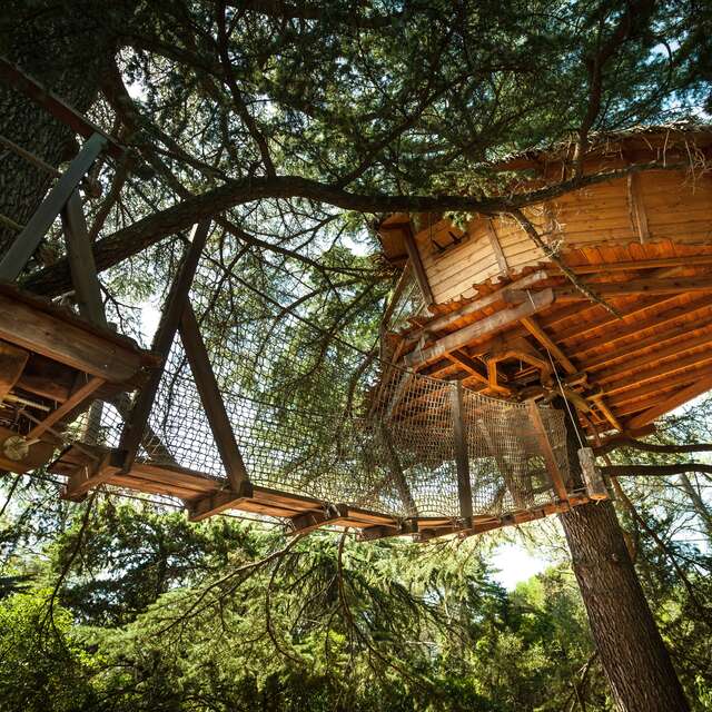 LES CABANES DE L'ARBOUSIER - CABANE GRAND DUC