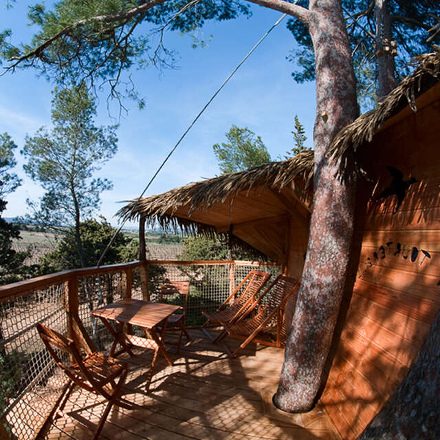 LES CABANES DE L'ARBOUSIER - CABANE TOURTERELLE