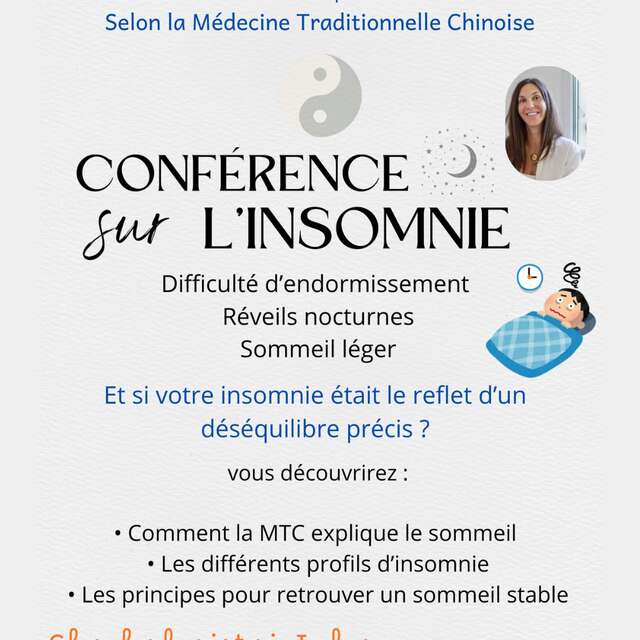 CONFÉRENCE "COMPRENDRE SON SOMMEIL"