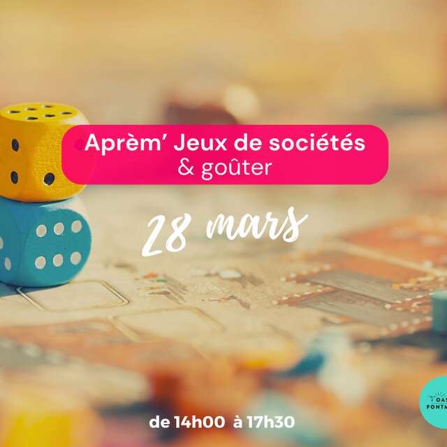 APRÈS-MIDI JEUX DE SOCIÉTÉ