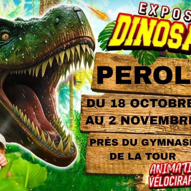 EXPOSITION DINOSAURES PÉROLS