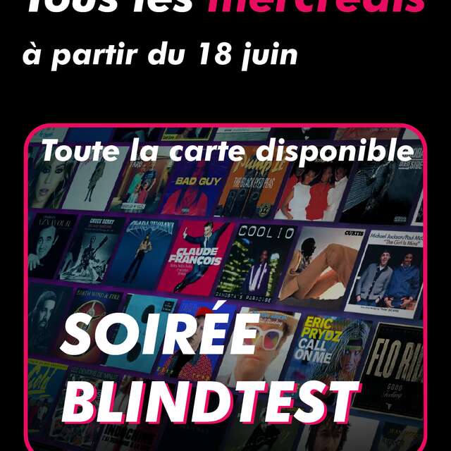 SOIRÉE BLINDTEST  - LE TRÈFLE ROUGE
