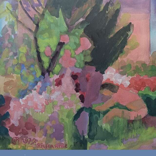 EXPOSITION - « FLEURS ET JARDINS » - COLETTE RICHARME