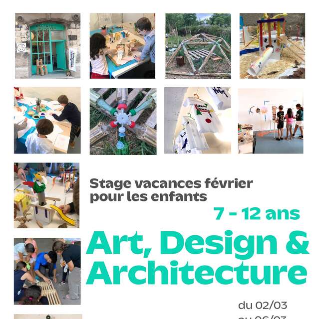 STAGE ENFANTS : ART, DESIGN & ARCHITECTURE – GÉOMÉTRIE DANS L’ESPACE