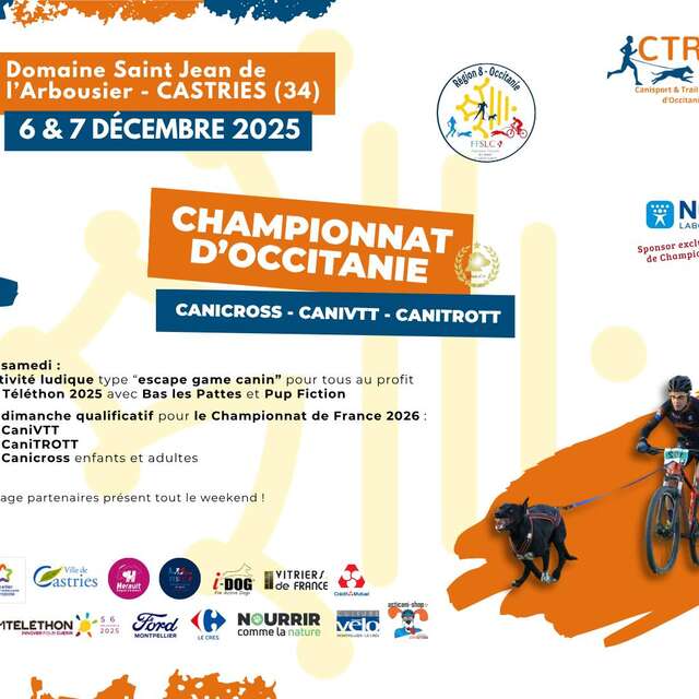 CHAMPIONNAT D’OCCITANIE CANICROSS – CANIVTT - CANITROTT