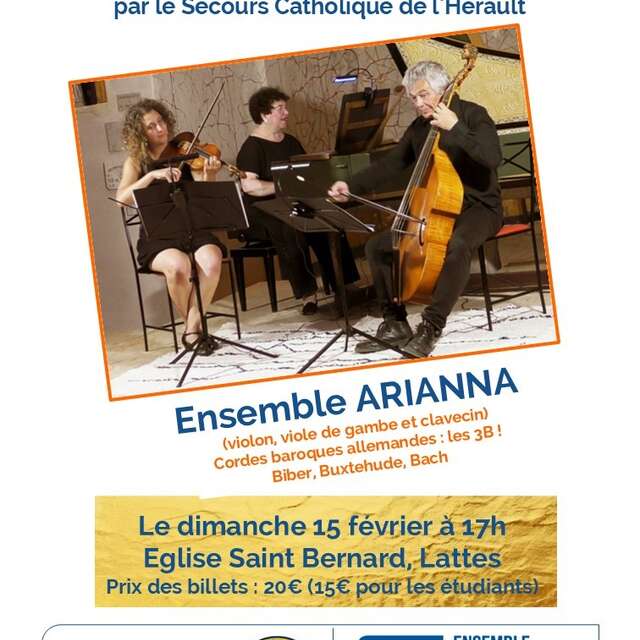 CONCERT CARITATIF ENSEMBLE ARIANNA