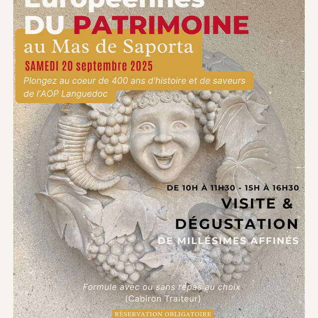 JOURNÉE DU PATRIMOINE AU MAS DE SAPORTA
