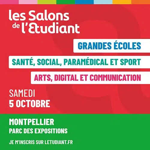 SALON ARTS, DIGITAL ET COMMUNICATION, LE SALON GRANDES ÉCOLES ET LE SALON SANTÉ, SOCIAL, PARAMÉDICAL ET SPORT
