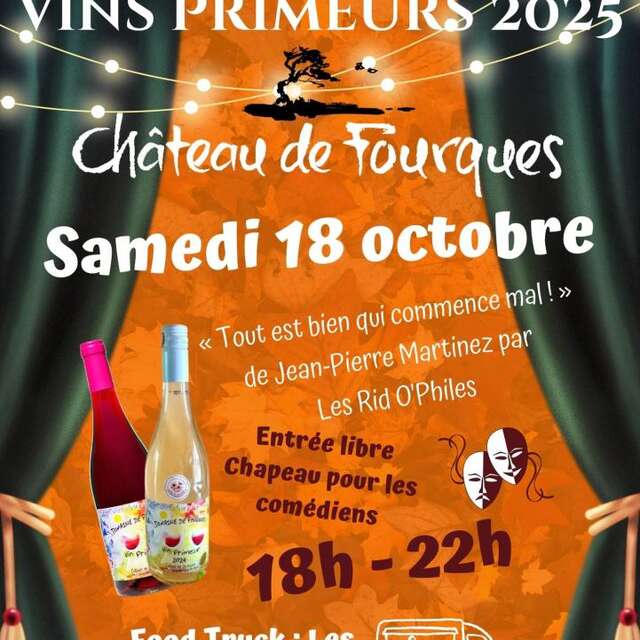 SOIRÉE THÉÂTRE & VINS PRIMEURS 2025