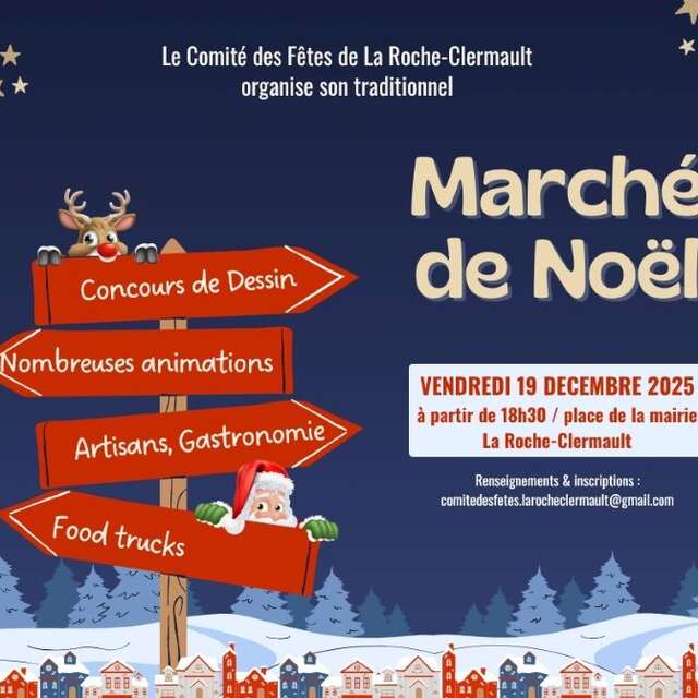 Marché de Noël à La Roche-Clermault