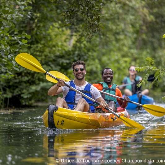 Promenade en canoë et paddle