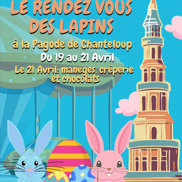 Chasse au trésor de Pâques à la Pagode de Chanteloup