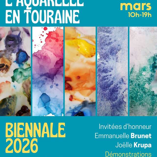 Biennale d’aquarelle en Touraine