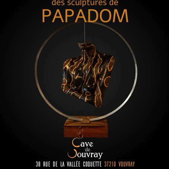 Exposition des sculptures de Papadom - Cave de Vouvray