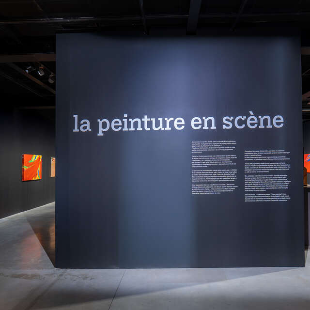 Visite commentée · la peinture en scène