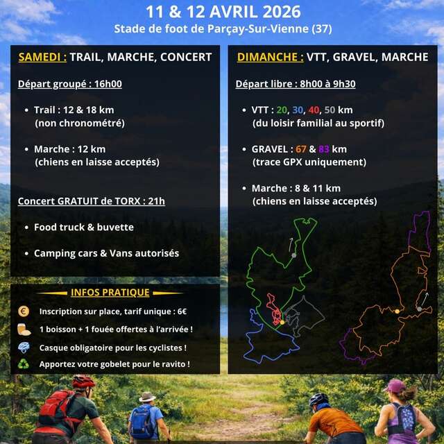 Les Selles et Semelles qui fument ! (VTT, gravel, marche et trail)