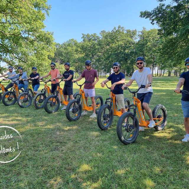 Trottxway, Balades en trottinettes électriques tout-terrain