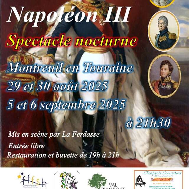 Spectacle nocturne sur Napoléon III