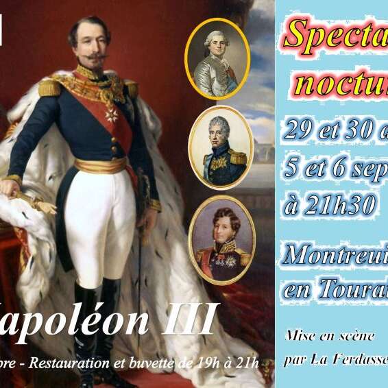 Spectacle nocturne sur Napoléon III