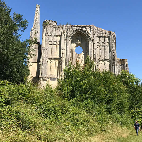 Lavoirs et collégiale des Roches Tranchelion