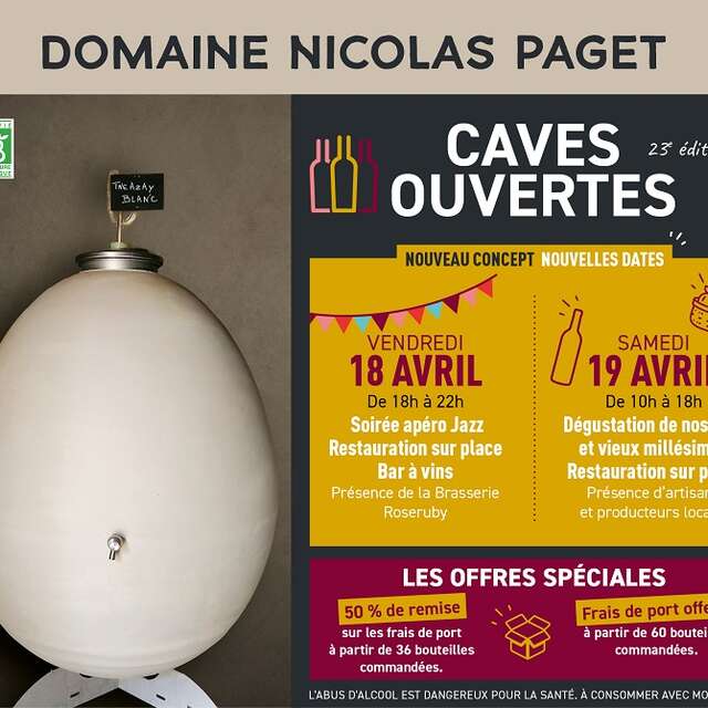 Caves ouvertes : Domaine Nicolas Paget