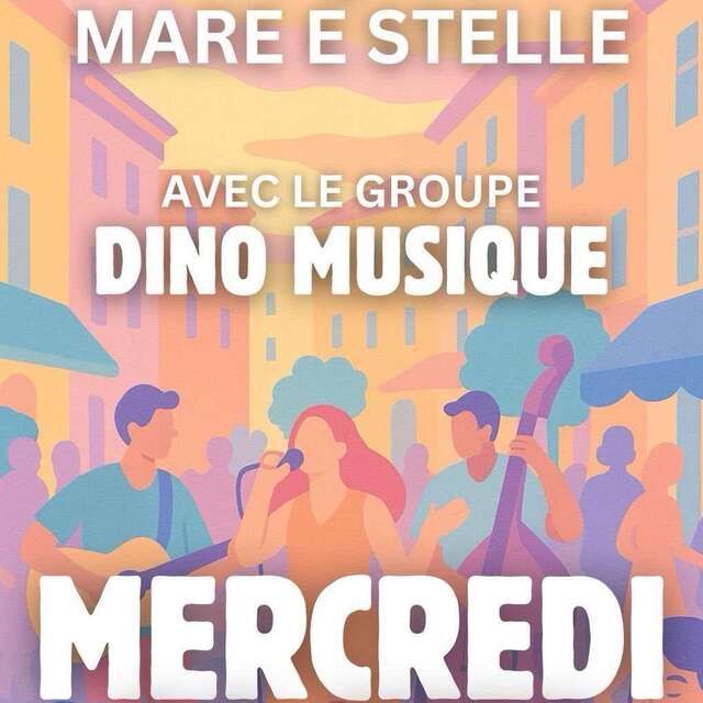 Soirée Music Live avec le groupe Dinò Musica à Mare è Stelle