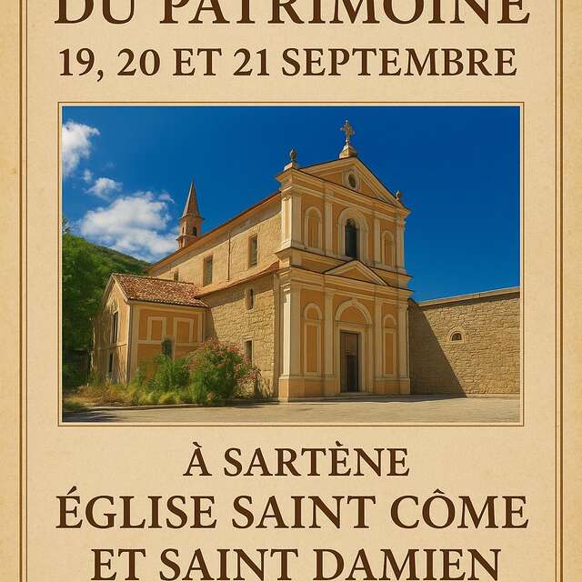 Journées du Patrimoine à l'Eglise Saint Côme et Damien