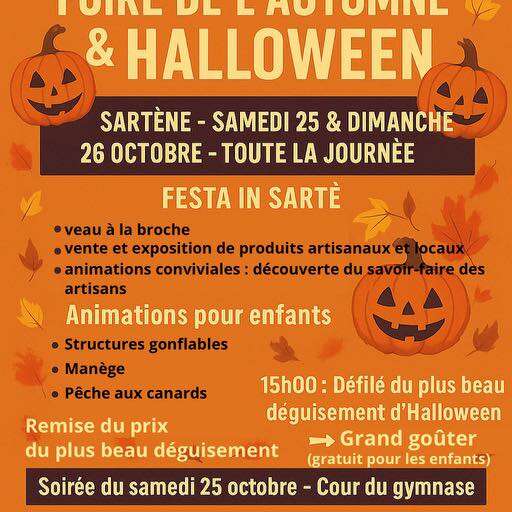 Foire de l'Automne et Halloween à Sartène