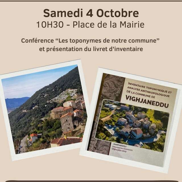 Conférence "Les toponymes de notre commune"