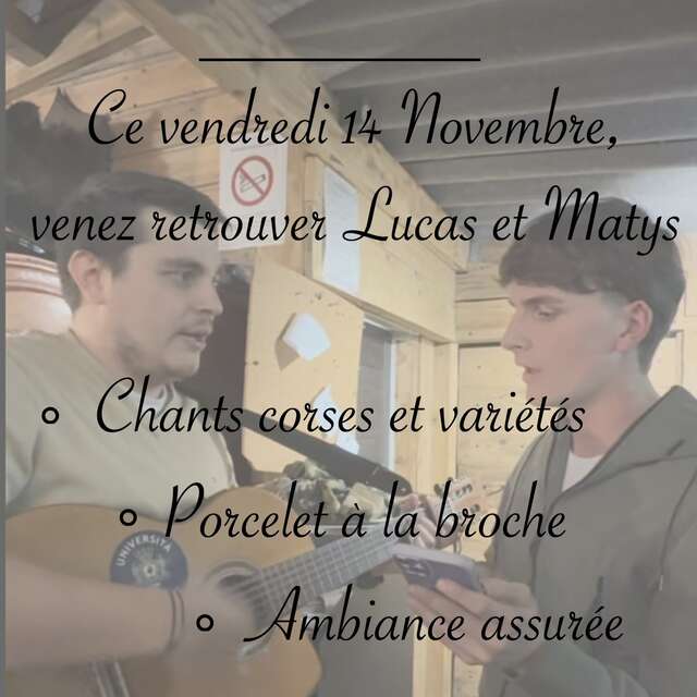 Soirée Corse à La Table de Stipiti