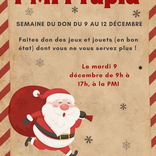 PMI de Propriano : Collecte de jeux et de jouets