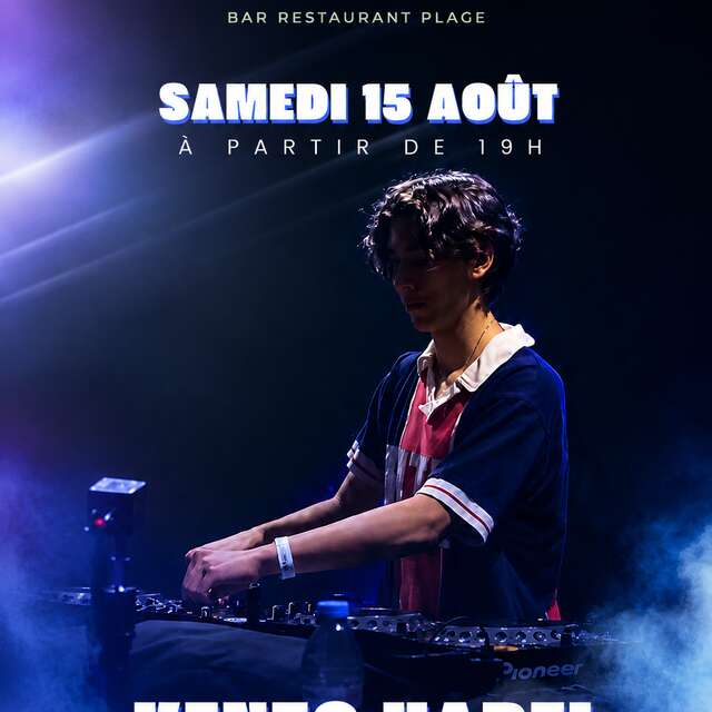 SOIRÉE DJ KENZO HAREL & FEU D’ARTIFICE À L’OASIS