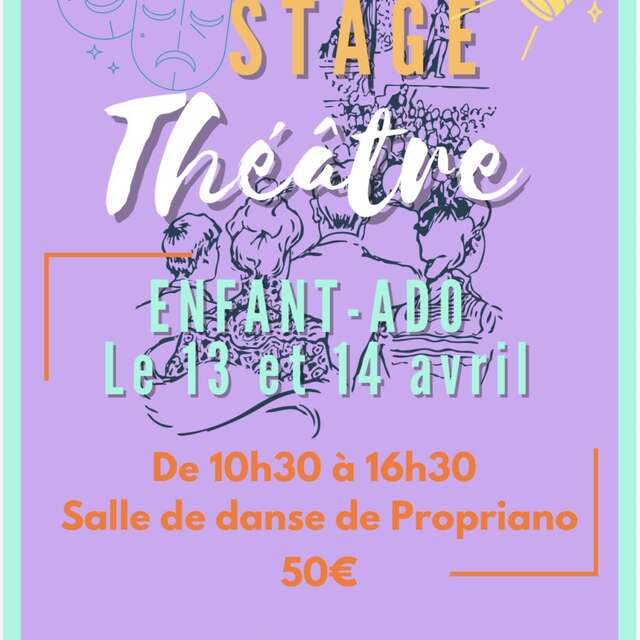 Stage de théâtre pour enfants & adolescents