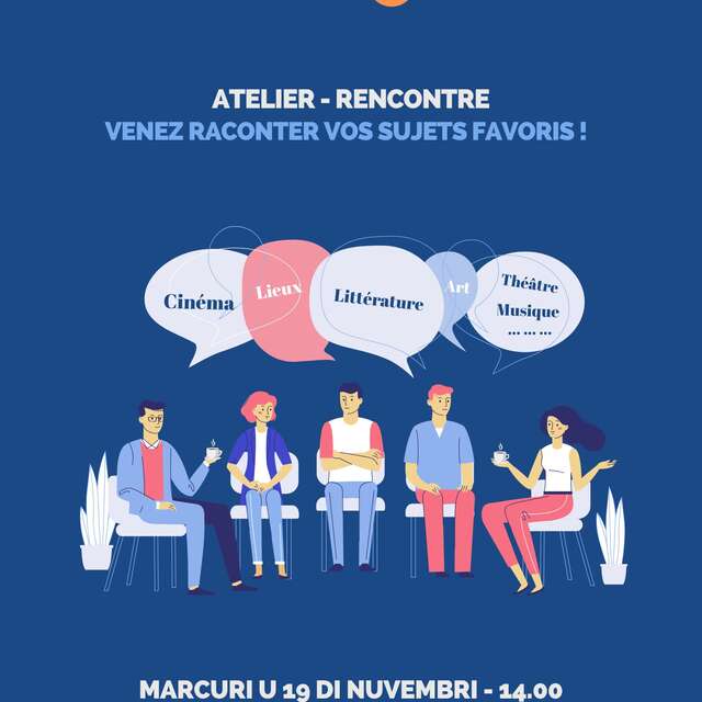 Atelier rencontre à la mediathèque