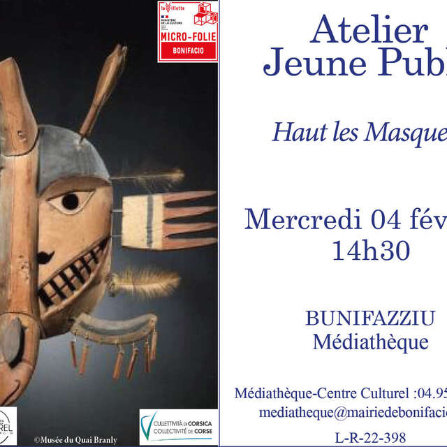 ATELIER JEUNE PUBLIC : HAUT LES MASQUES
