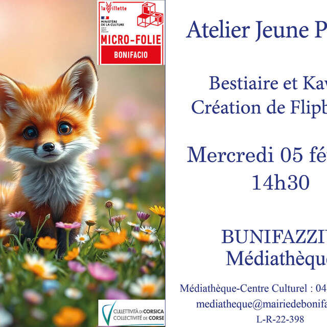 ATELIER JEUNE PUBLIC BESTIAIRE ET KAWAII : CREATION DE FLIPBOOKS