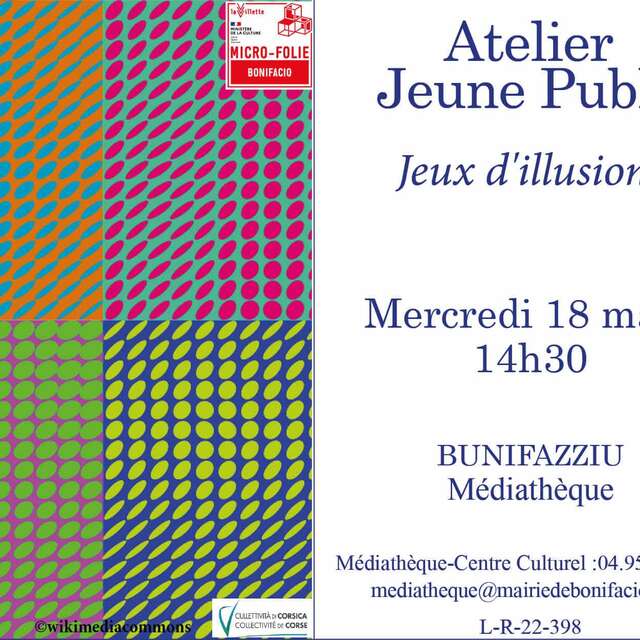 ATELIER JEUNE PUBLIC : JEUX D'ILLUSIONS