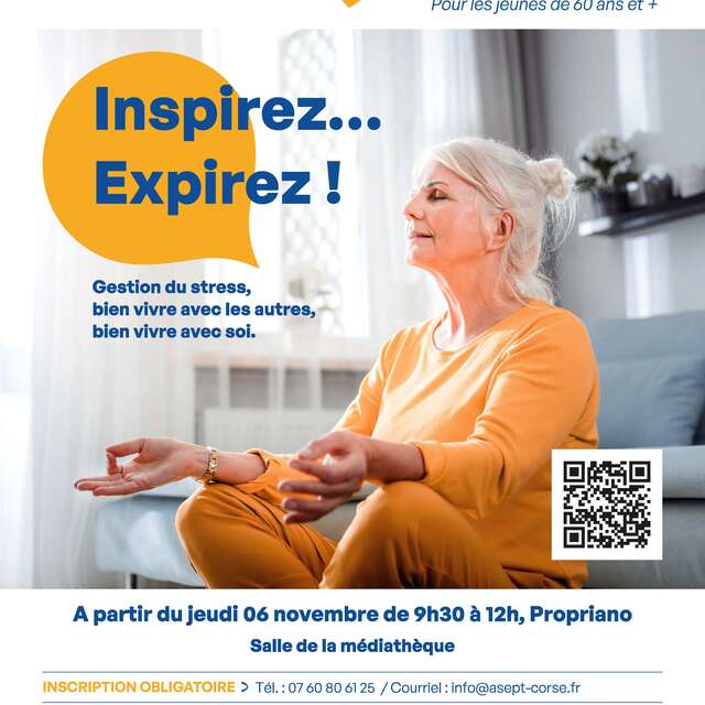 Atelier "Cap Bien-être" à la médiathèque de Propriano