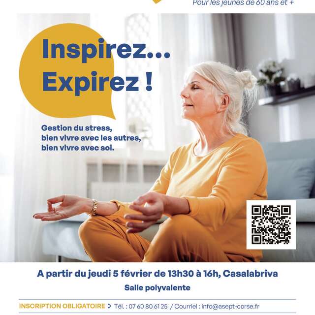 Atelier Cap Bien-être pour les + de 60 ans à Casalabriva