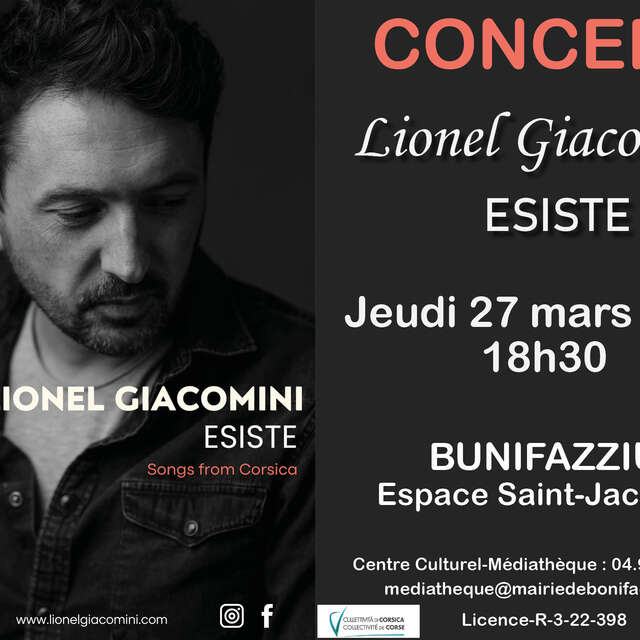 CONCERT : LIONEL GIACOMINI "ESISTE"