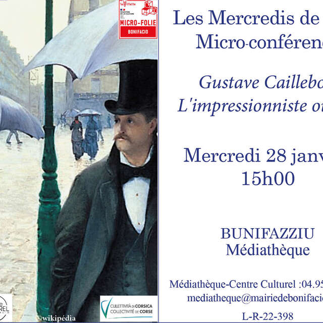MICRO-CONFÉRENCE : GUSTAVE CAILLEBOTTE, L'IMPRESSIONNISTE OUBLIÉ