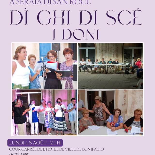 CONCERT DU GROUPE DÌ GHI DI SCÉ :  A SERAIA DI SAN ROCU